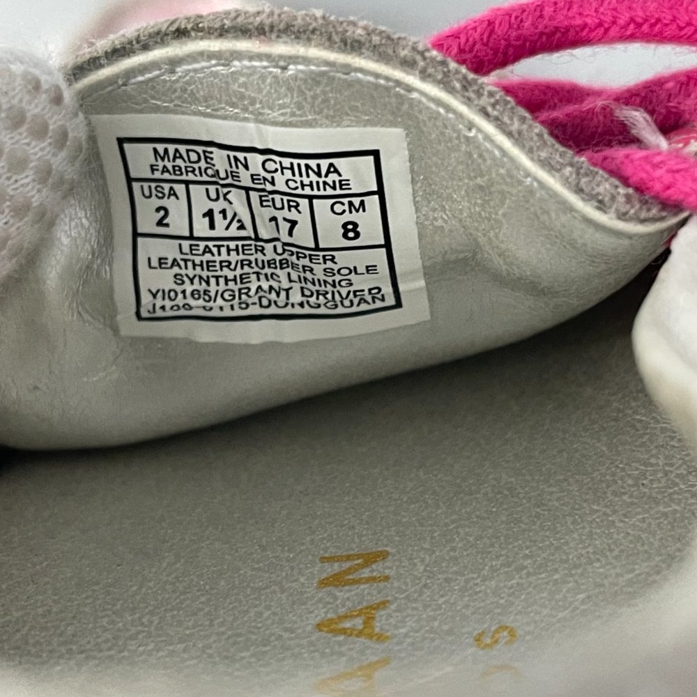 Cole Haan Toddler Silver Grant Driver Moccasins Size 2M - Picture 11 of 11